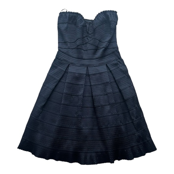 Express Dresses & Skirts - Express Black Elastic Fit & Flare Dress XS Homecoming
